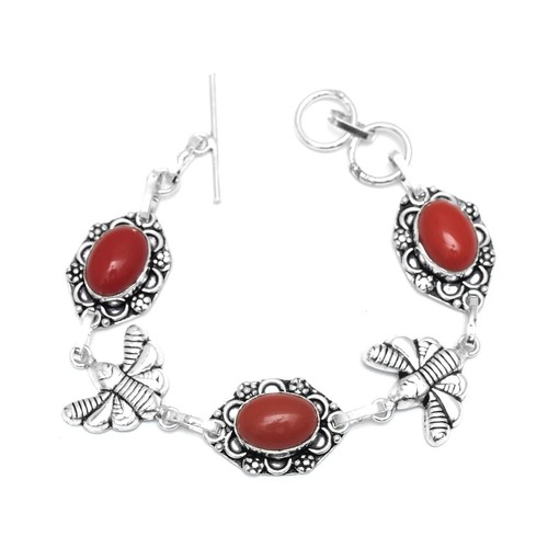 Coral ethnic handmade - coral,