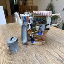Cardew Design Hardware Market Stall Teapot. Signed. 1993. With Dustbin