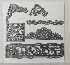 Art Nouveau Die Set - Borders, Panels, Edge, Corner