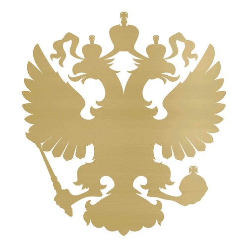 Russia coat arms sticker - of,
