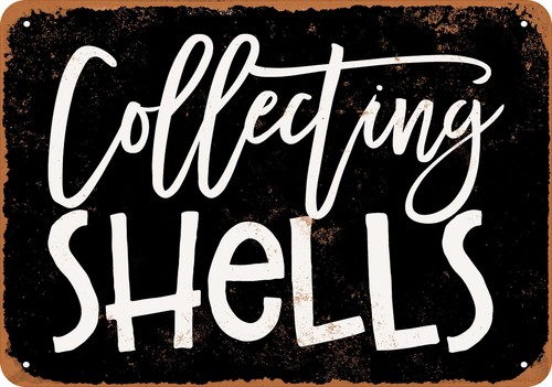 Metal sign collecting - metal,