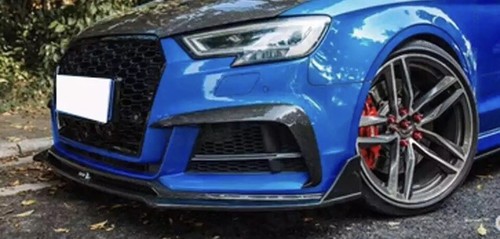 Carbon fibre front bumper fog - fibre,