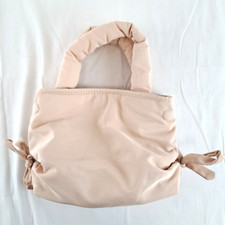 Zara Quilted Mini Tote Bag - Pink  (9" x 6" x 3")