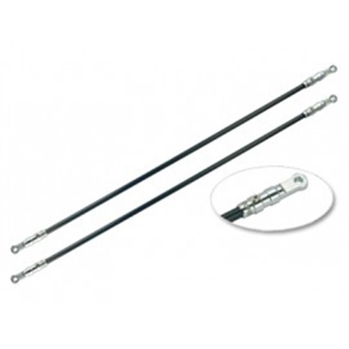 Microheli aluminum carbon tail - aluminum/carbon,