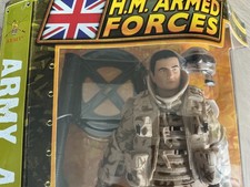  HM Armed Forces figure - Mortarman with 81mm mortar. Boxed no top or bottom.