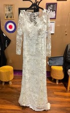 Phase Eight Savannah Lace Wedding Dress Ex Showroom Model NWOT Size 10 No Belt