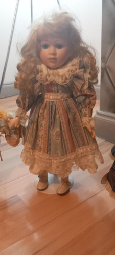 Porcelain girl doll light - doll,,