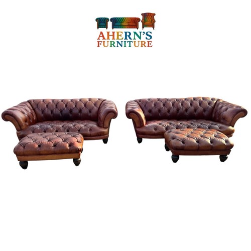 Tan leather tetrad - oskar, sofas