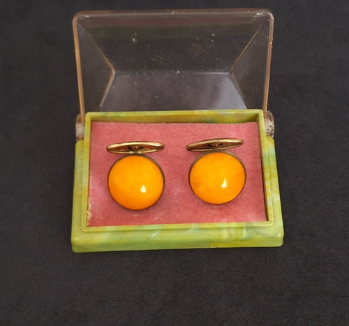 Vintage soviet ussr cufflinks - vintage,