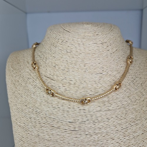 Grosse choker necklace - choker, gold
