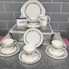 14*. Royal Doulton ‘Pastorale’ tea set 16 pc milk, sugar & cake plate 