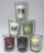 6 Yankee Clear Glass Votive