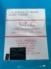 NEW LFC STEAM LOCO NAME PLATES