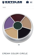 Kryolan Six Colour Bruise Wheel Make Up Used A Couple of Times. See Description