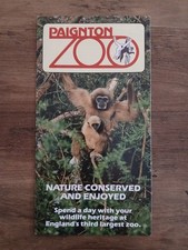 Not zoo guide Paignton Zoo brochure 1984 RARE/HISTORIC/COLLECTORS ITEM/SEE TEXT