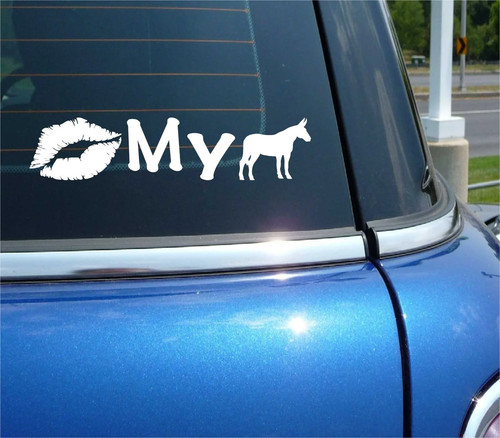 Kiss ass decal sticker - my,