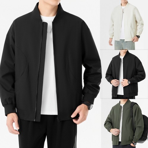 Stand collar men polyester - stand, men's