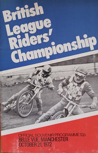 Belle vue speedway programme - vue,