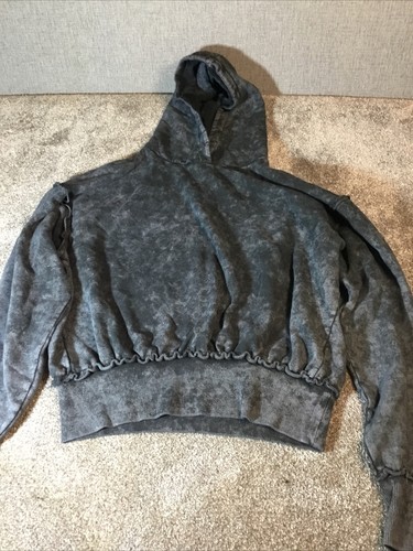 Drop dead hoodie grey size - hoodie, m