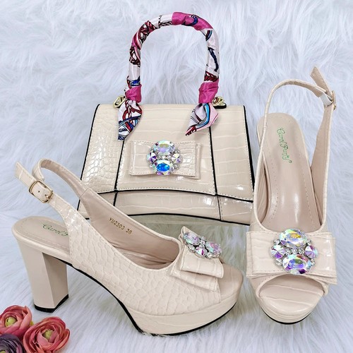 Italian shoe and bag set - italian, new