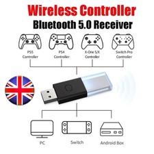 Wireless Controller Adapter Bluetooth-compatible USB Receiver for Switch Xbox