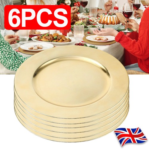 Christmas dinner charger - 6x,