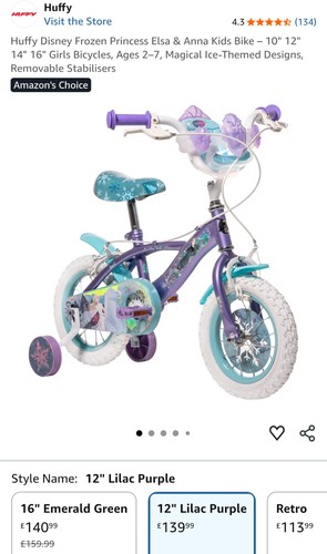 Huffy disney frozen princess - disney,