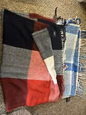 2x Long And Wide Scarf/ shawl One By K.K One Avon , Tassled Approx 180cmx55cm