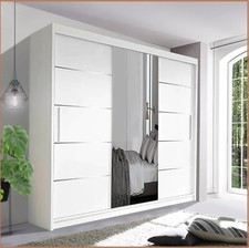 Sliding wardrobe with mirror - sliding,