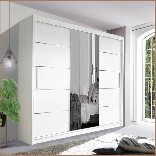 Sliding wardrobe with mirror - sliding,
