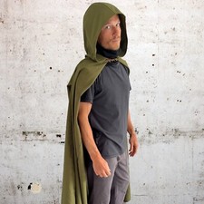 Green Assassin Cloak Cape Larp