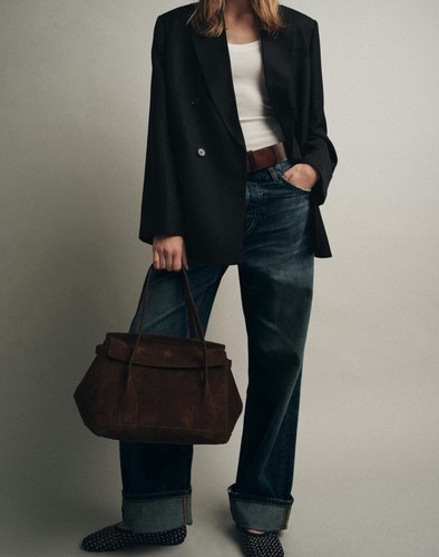 Zara leather city bag - zara,