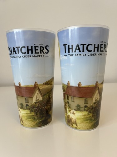 Rare thatchers pint plastic - rare,