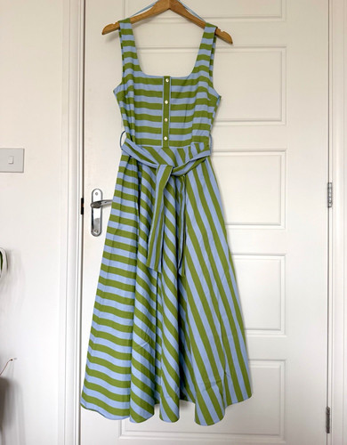 Zara green blue striped - green, &