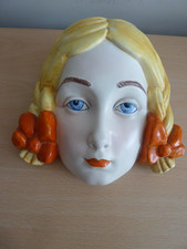 STUNNING ART DECO BESWICK POTTERY WALL MASK MUST SEE