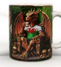 Wales Dragon Coffee Mug Welsh