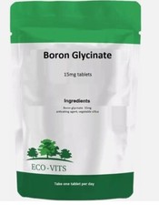 Boron glycinate 15mg tablets - 15mg,