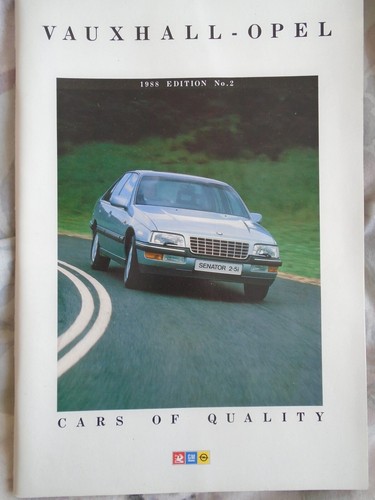 Vauxhall opel range brochure - vauxhall,