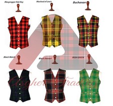 Scottish Tartan Kilt Vest 5