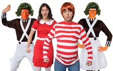 ADULTS CHOCOLATE FACTORY COSTUMES WORKER BOOK DAY FILM CHARACTER FANCY DRESS LOT