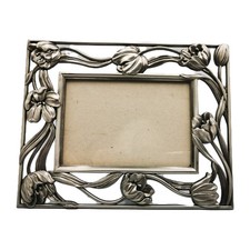 Tulip 3D Pewter Silver Style