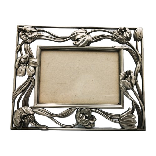 Tulip pewter silver style - tulip,