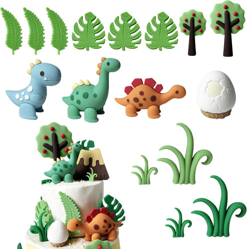 16pcs dinosaurs cake - 16pcs,
