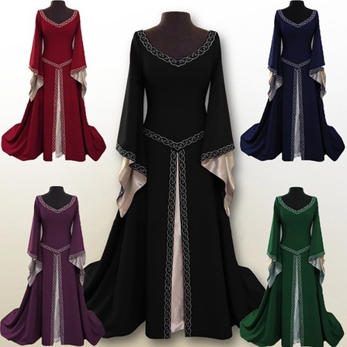 Medieval style maxi - dress, with