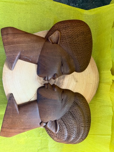 Vintage hand carved - hand, wood