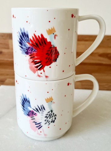 Joules christmas mugs turkey - joules,