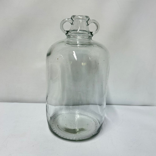 Vintage large clear glass - clear,