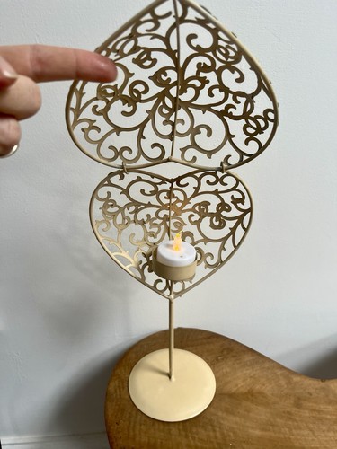 Shabby chic cream metal - shabby,