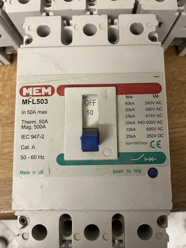 Mem mfl503 50a mccb - mfl503,
