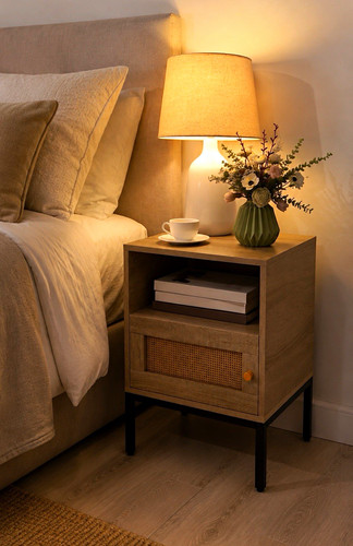 Set light wood rattan - of, x